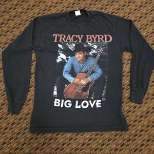 Tracy Byrd Big Love Tour Shirt Adult Large Fruit Of The Loom Country Music Long